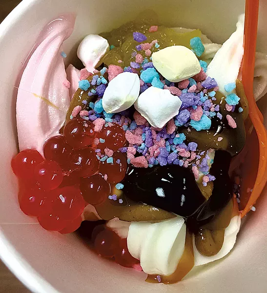 Mishmash sundae at the Frozen Ogre - SUZANNE PODHAIZER