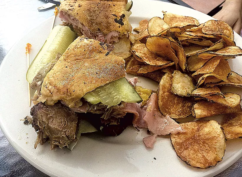 Cuban sandwich at One Federal Restaurant & Lounge - MATTHEW THORSEN