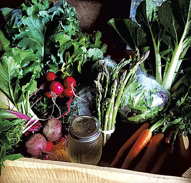 Produce at Golden Well Farm & Apiaries - COURTESY OF GOLDEN WELL FARM & APIARIES