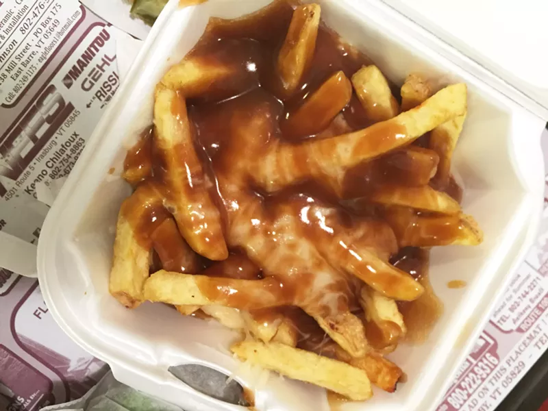 "Poutine," AKA gravy-cheese fries, Mountain View Snack Bar of Barre - HANNAH PALMER EGAN