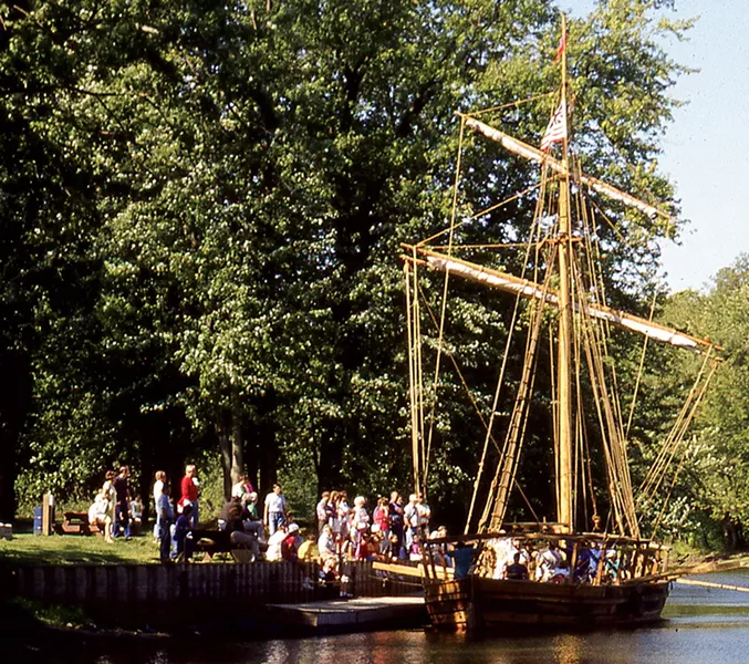 Philadelphia II, a replica of a 1776 gunboat - PHOTOS COURTESY OF LAKE CHAMPLAIN MARITIME MUSEUM