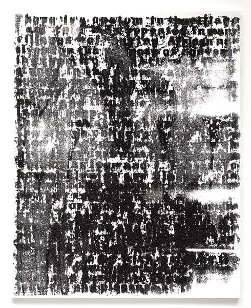 "Figure#3" by Glenn Ligon - COURTESY OF HALL ART FOUNDATION