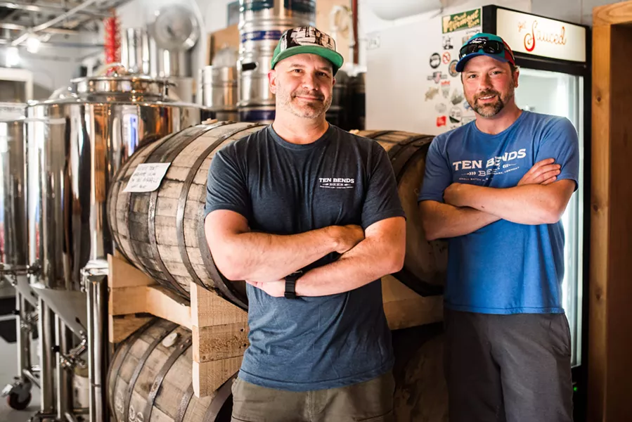 Mike Scarlata (left) and J Powell - COURTESY OF DANIELLE VISCO