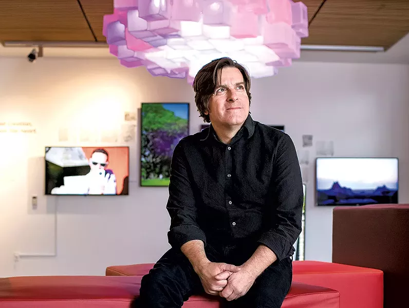 Champlain College Art Gallery curator Chris Thompson - FILE: OLIVER PARINI