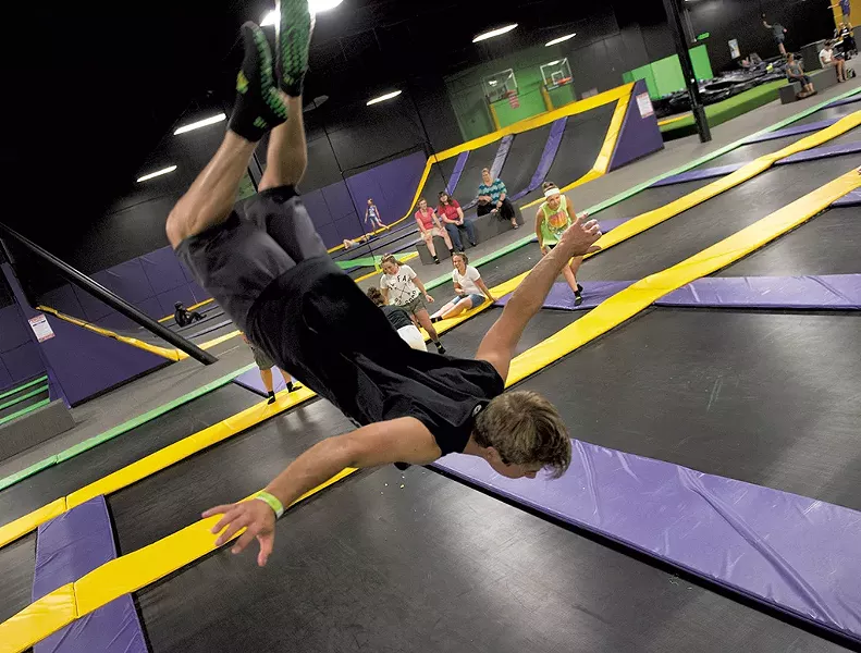 Get Air Trampoline Park - COURTESY OF GET AIR TRAMPOLINE PARK