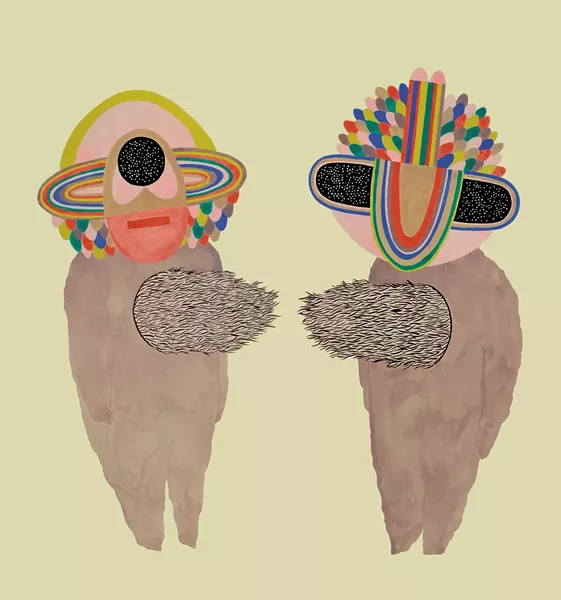 "Two Ladies Chatting" by Molly A. Greene