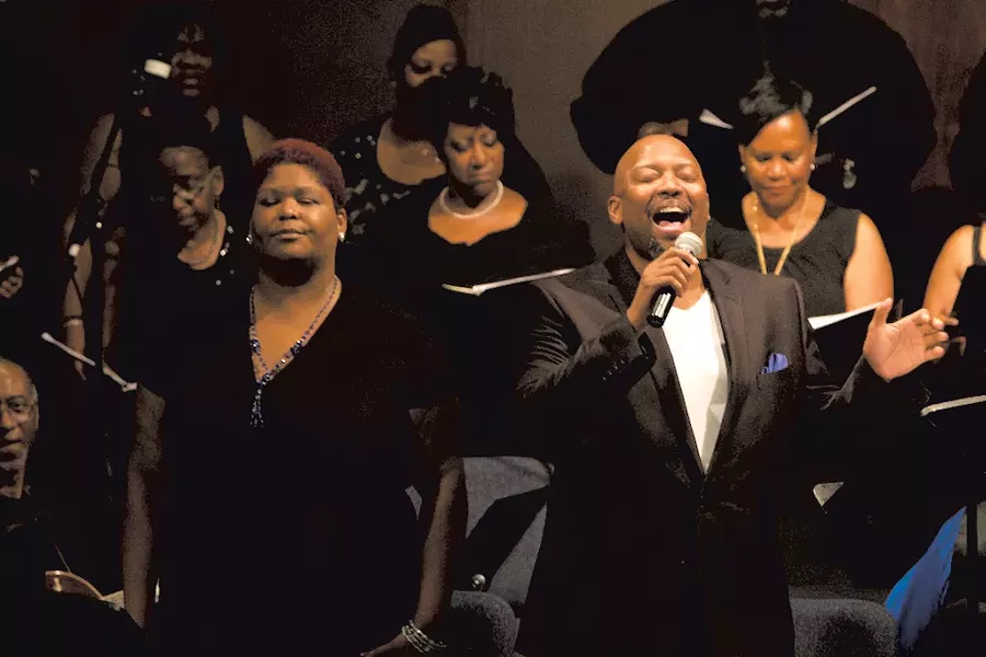 Singers in Antigone in Ferguson - COURTESY OF THEATER OF WAR PRODUCTIONS
