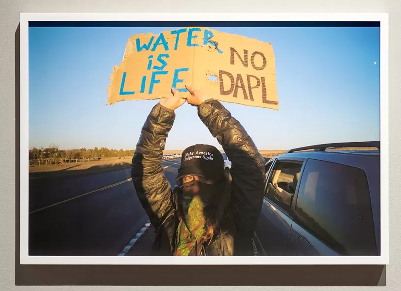 From the "Mni Wiconi, Water Protectors" series by John Willis - COURTESY OF SAM SIMON