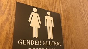 A gender-neutral bathroom in the Vermont Statehouse