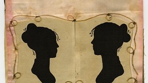 Silhouettes of Sylvia Drake and Charity Bryant, circa 1805–15