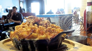 Barbecue mac at Our House Bistro