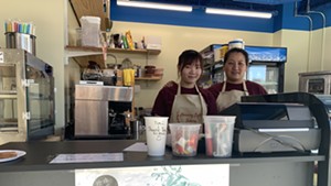 Left to right: Yu Fei Cheng and Ann Wong at Morning Light Bakery