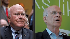 Sen. Patrick Leahy (left), Rep. Peter Welch