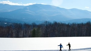 Cross-country skiing at Trapp Family Lodge
