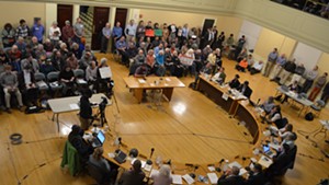 The Burlington City Council in 2017