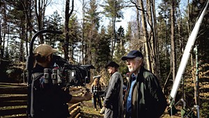 Filmmaker Jay Craven overseeing the filming of a scene