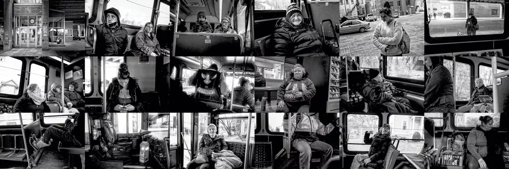 "The Bus" by Bob Van Degna - COURTESY OF ALLEY GALLERY