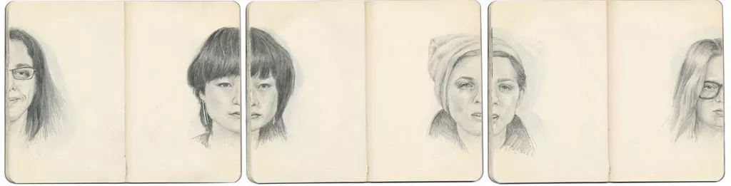 Detail from "The Book of Half Women" - COURTESY PHOTO