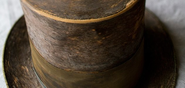 Abraham Lincoln's top hat, one of the Smithsonian's 101 historically important American objects - SMITHSONIAN INSTITUTION