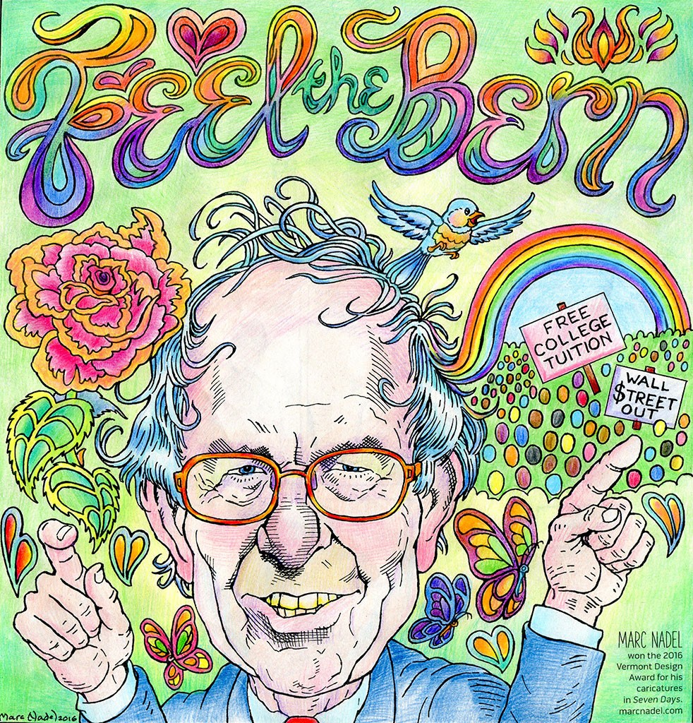 Feel The Bern Adult Coloring Contest Winners Art Review Seven Days 