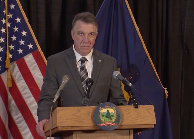 Gov. Phil Scott - SCREENSHOT ©️ SEVEN DAYS
