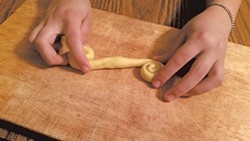 Shaping the dough - ASTRID HEDBOR LAGUE