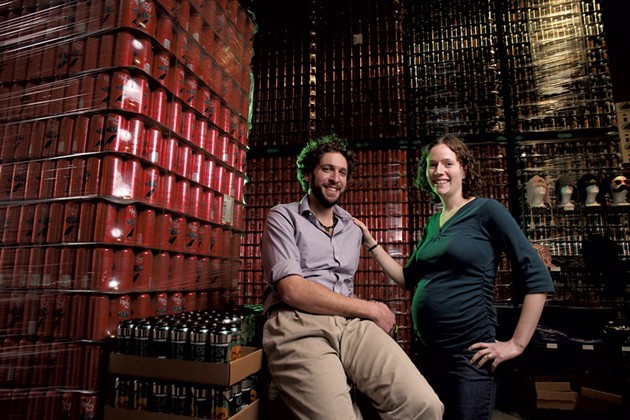 Ricky and Kelly Klein of Groennfell Meadery - MATTHEW THORSEN
