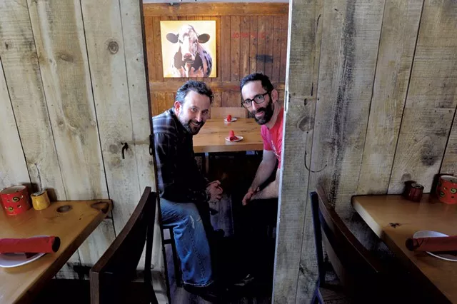 Co-owners Ari and Noah Fishman at ZenBarn - JEB WALLACE-BRODEUR