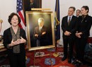 Outgoing Governor Shumlin and August Burns Unveil New Portrait