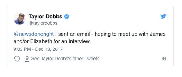 News Done Right Interview Requests