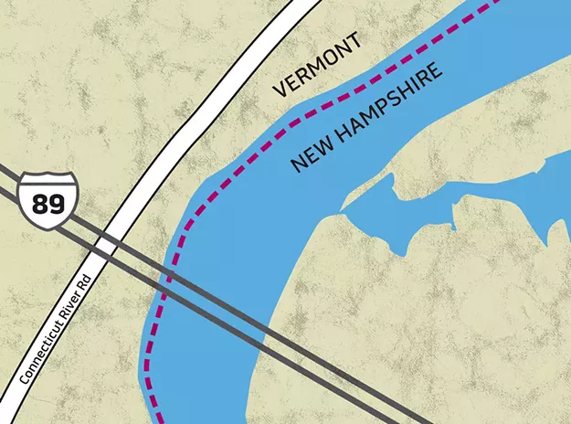 Vermont New Hampshire Border Towns Where On The Connecticut River Is The Vermont-New Hampshire Border? | Wtf |  Seven Days | Vermont's Independent Voice