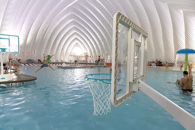 St. Albans' New Hard'ack Pool Makes a Splash — Even in the Winter - Vimarsana News