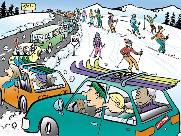 With a Surge of Skiers, Stowe Struggles to Manage Traffic Jams and Parking Woes - Vimarsana News