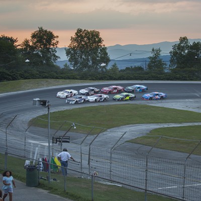 Photos: A Night at the Racetrack With Phil Scott