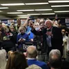 Sen. Bernie Sanders (I-Vt.) addressing supporters at his field office in Newton, Iowa, on Sunday Sen. Bernie Sanders (I-Vt.) addressing supporters at his field office in Newton, Iowa, on Sunday