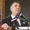 Gov. Phil Scott at a Statehouse press conference last week.
