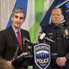 Mayor Miro Weinberger and acting Chief Jon Murad Mayor Miro Weinberger and acting Chief Jon Murad