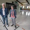 Superintendent Mark Tucker and principal Rebecca Tatistcheff in the Cabot School gymnasium Superintendent Mark Tucker and principal Rebecca Tatistcheff in the Cabot School gymnasium