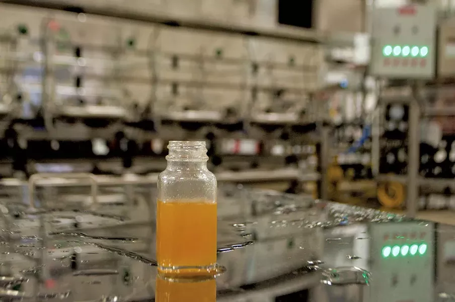 Unfiltered syrup from the March 17 boil - HANNAH PALMER EGAN
