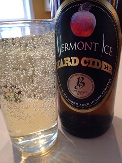 Vermont Ice Hard Cider, decanted - COURTESY OF BOYDEN VALLEY WINERY