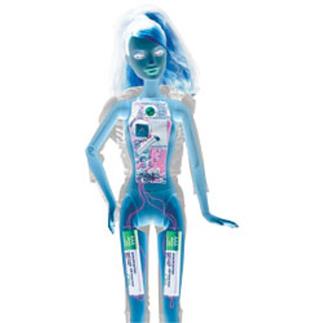 Video Girl Barbie, x-rayed