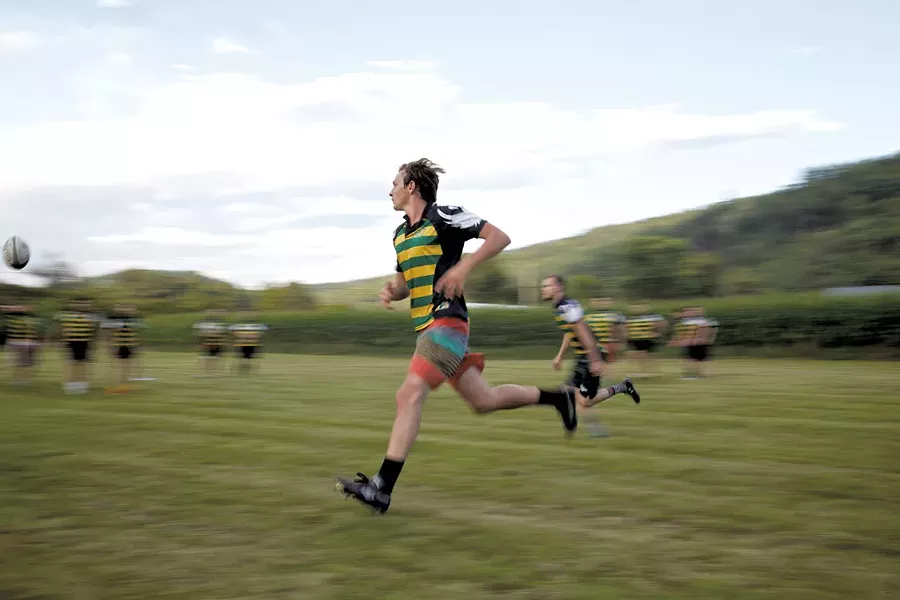 VLS rugby practice - BEN DEFLORIO