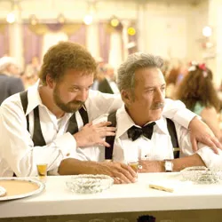WEDDING DAZE Father and son tie one on as Giamatti’s character ties the knot in this adaptation of Richler’s final novel.