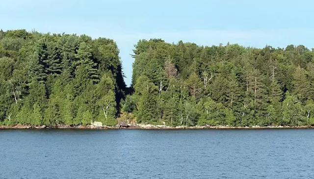 Why Is There A Slash In The Trees At U S Canada Border Why Is There A Slash In The Trees At U S Canada Border