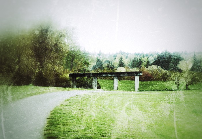 The crappiness of the photograph is from the original image of the current view where the highway stands, not because the landscape will suddenly look like it mated with a goblin. The crappiness of the photograph is from the original image of the current view where the highway stands, not because the landscape will suddenly look like it mated with a goblin.
