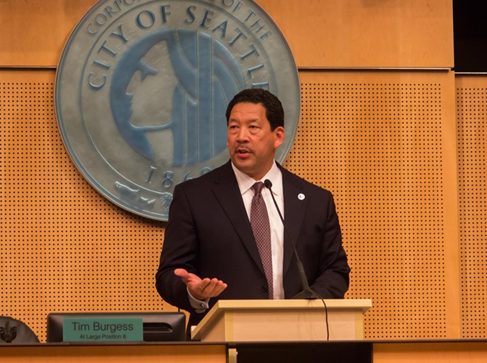 Seattles temporary mayor: Bruce Harrell.