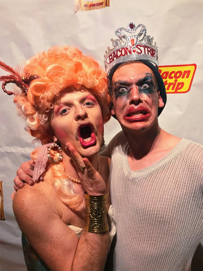 Strawberry Shartcake* (left) is a former Miss Bacon Strip title holder. So is Miss Texas (right). Strawberry Shartcake (left) is a former Miss Bacon Strip title holder. So is Miss Texas (right).