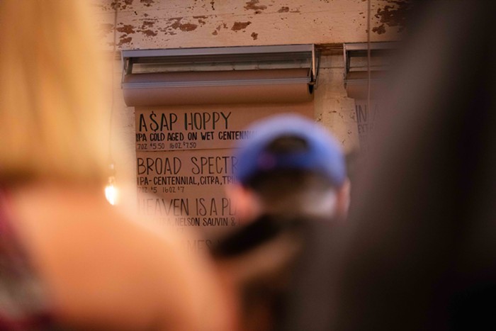 A$ap Hoppy seen through the crowds at Cloudburst