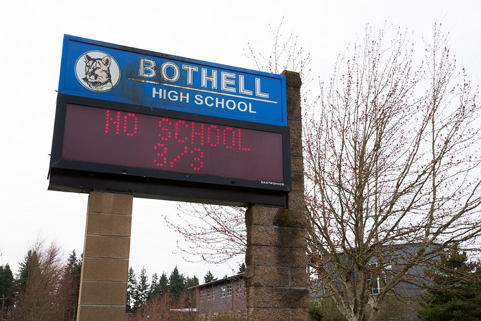 Bothell High was closed for deep cleaning this week after an employee was potentially exposed to COVID-19.