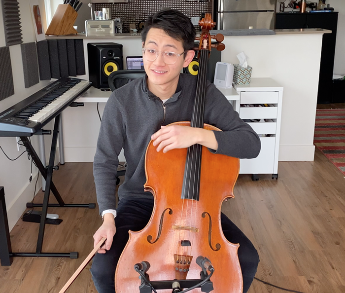 Nathan Chan is a cellist.